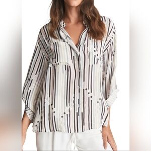 REISS | $245 Mabel Striped Blouse